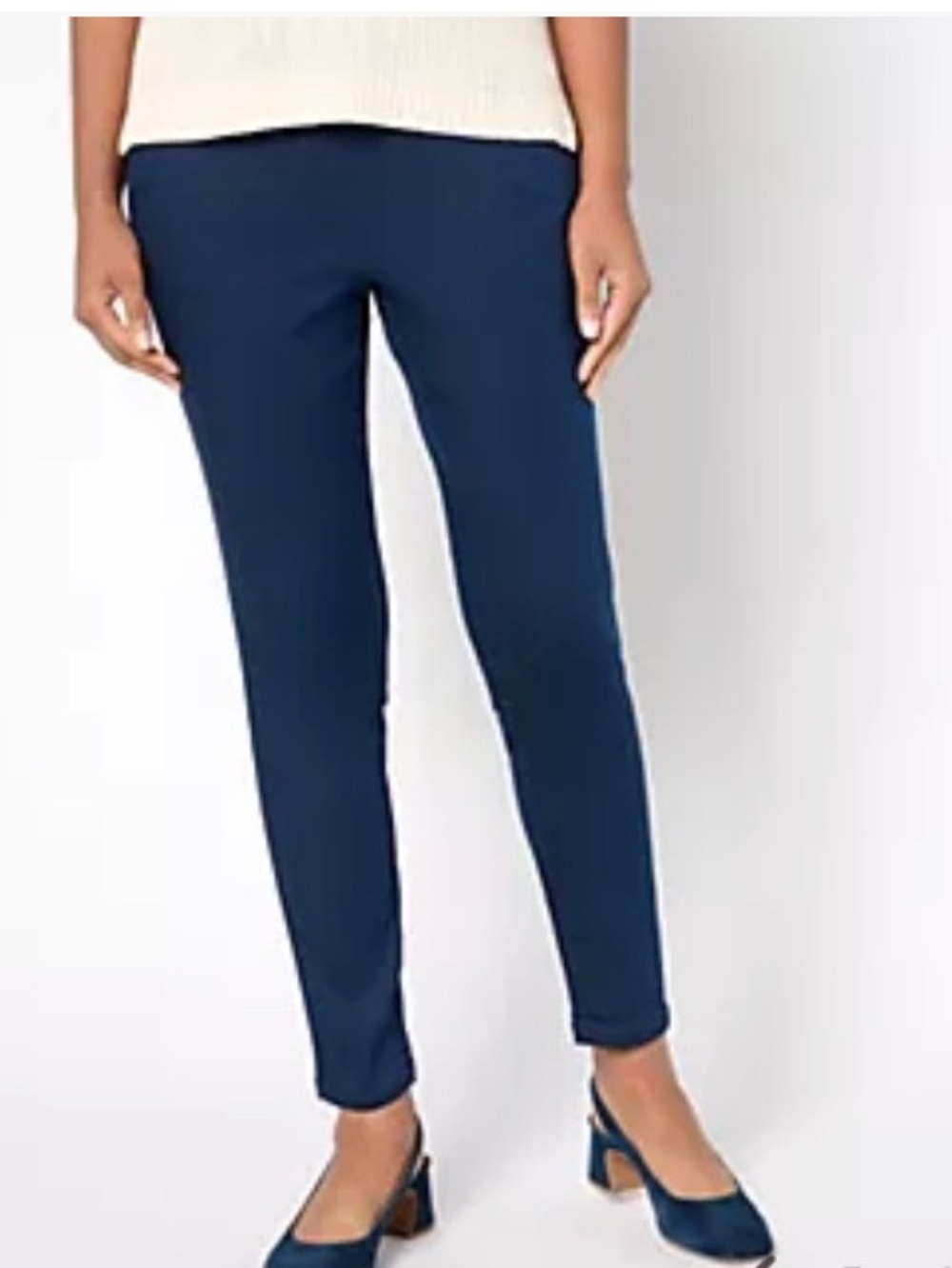 New Belle by Kim Gravel Regular MegaModal Women’s Navy Blue Pants / 12